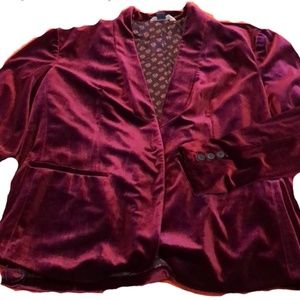 Old Navy Jackets & Coats - OLD NAVY BURGUNDY VELVET BLAZER Old Navy Jackets & Coats - OLD NAVY BURGUNDY VELVET BLAZER